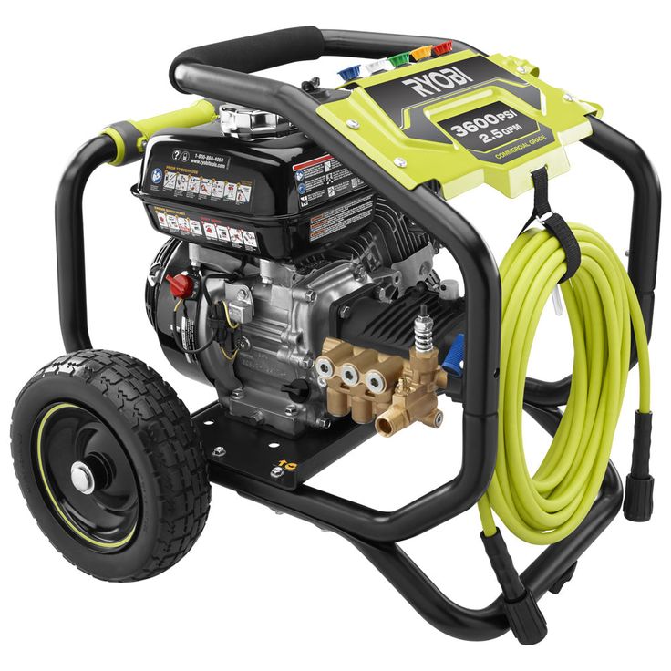 RYOBI 3,600 PSI 2.5 GPM Gas Pressure Washer Honda GX200