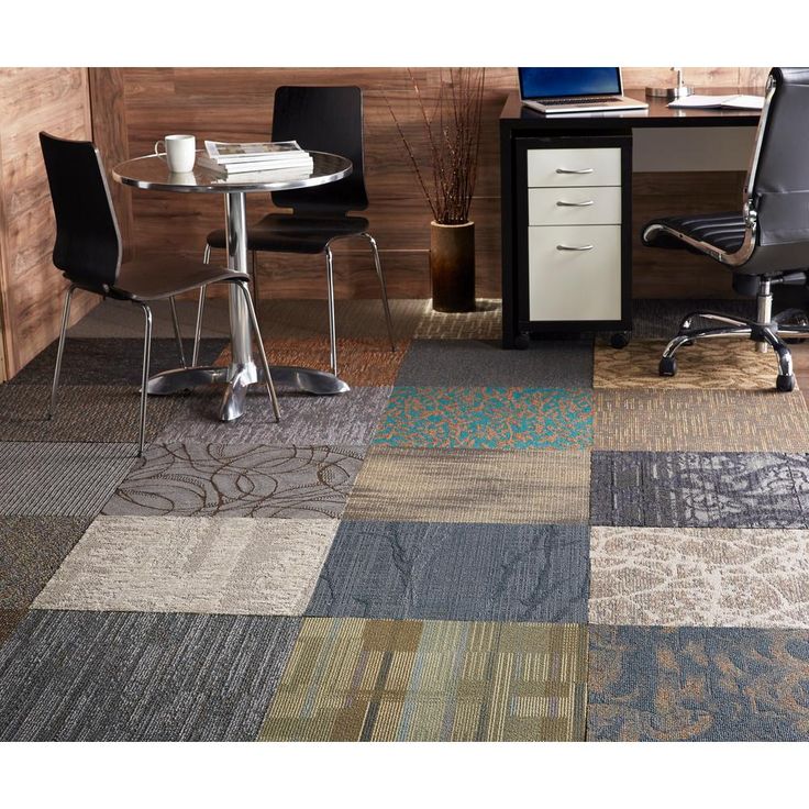 TrafficMaster Versatile Assorted Commercial Pattern 24 in. x 24 in. Carpet Tile (10 Tiles/Case)