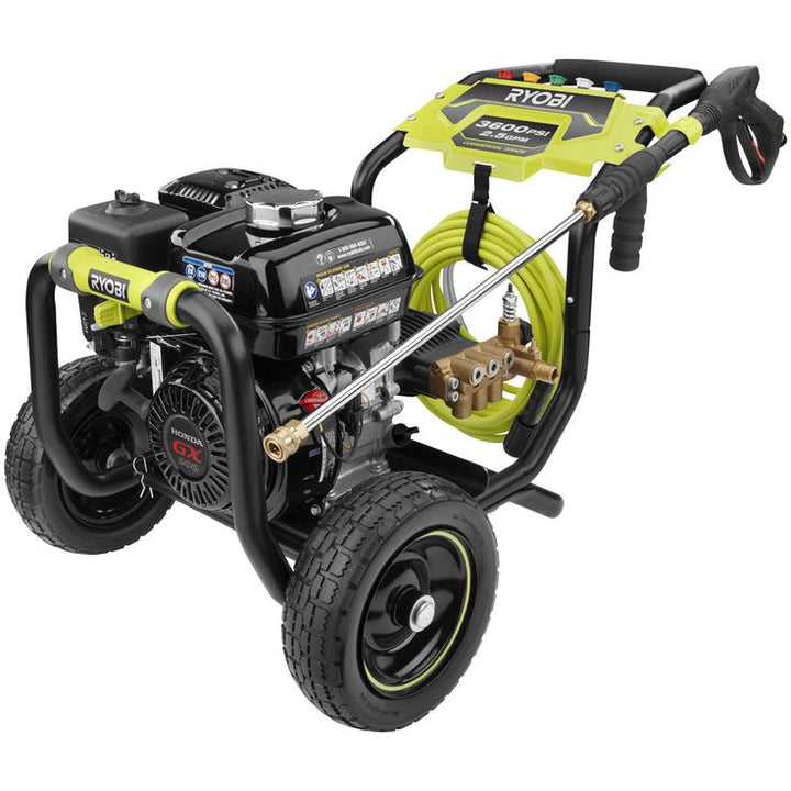 RYOBI 3,600 PSI 2.5 GPM Gas Pressure Washer Honda GX200