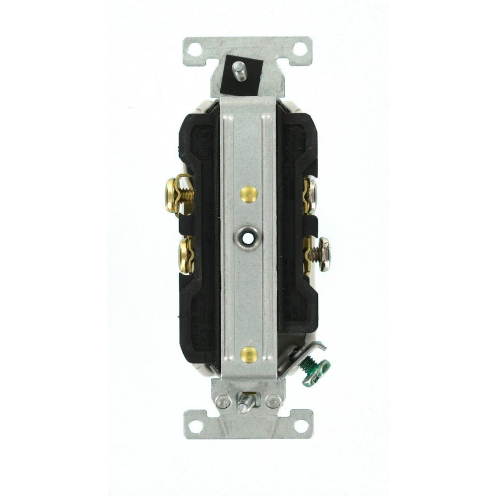 15 Amp Commercial Grade Tamper Resistant Duplex Outlet, White - Super Arbor