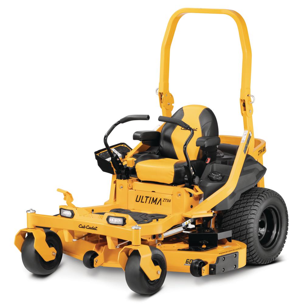 Cub Cadet Ultima ZTX4 60 in. Fabricated Deck 24 HP Kohler Pro 7000 Series V-Twin Engine Zero Turn Mower with Roll Over Protection - Super Arbor