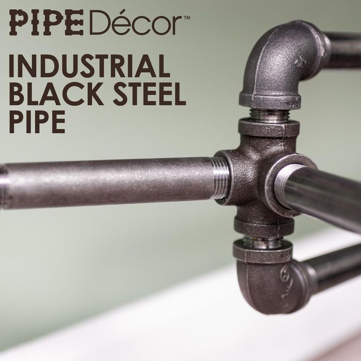 3/4 in. Black Steel Pipe 3 ft. L x 28.5 in. H  