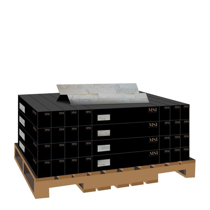 MSI Arctic White Ledger Panel 6 in. x 24 in. Natural Marble Wall Tile (10 cases / 60 sq. ft. / pallet)