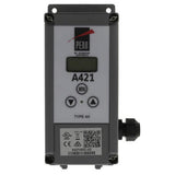 Johnson Controls A421AEC-02C temperature controller - front view (Product Type: Temperature Control; Voltage: 120/240V)