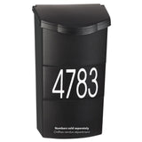 Economic Black Wall Mount Locking Vertical Mailbox - Super Arbor
