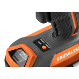 18-Volt Cordless Brushless Drywall Screwdriver with Collated Attachment with 1.5 Ah Lithium-Ion Battery - Super Arbor