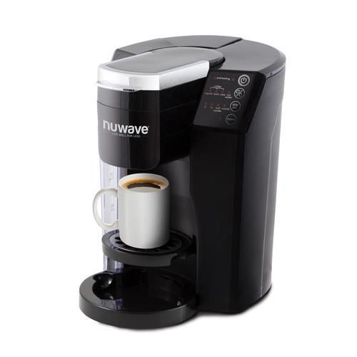 NuWave Bruhub Black Single-Serve Coffee Maker