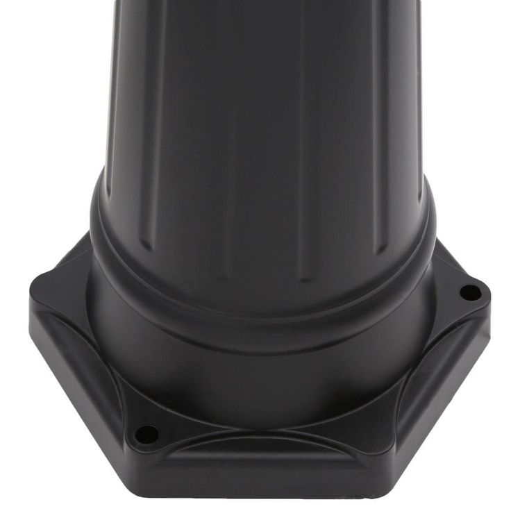Suffolk 3-Light Matte Black Outdoor Surface-Mount Post Fixture