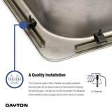 Drop-in Stainless Steel 17 in. 3-Hole Single Bowl Bar Sink in Satin