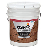 Olympic Maximum 5 gal. Clove Brown Semi-Transparent Exterior Stain and Sealant in One - Super Arbor