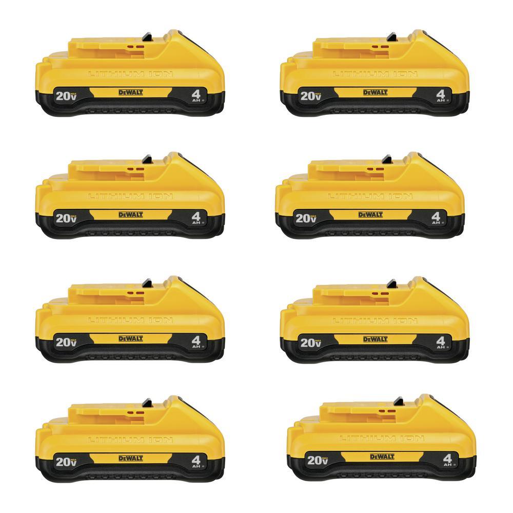 20-Volt MAX Compact Lithium-Ion 3.0Ah Battery Pack (4-Pack) - Super Arbor
