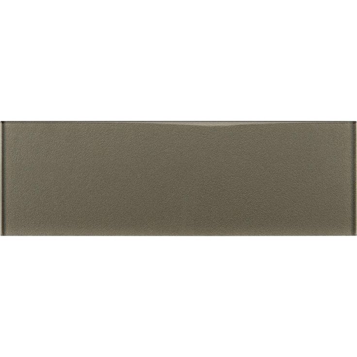 MSI Metallic 4 in. x 12 in. Glossy Glass Gray Subway Tile (5 sq. ft. / case)