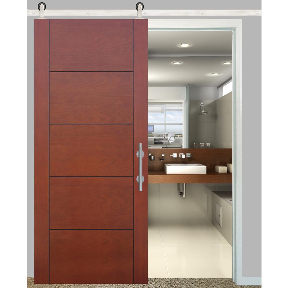 12 in. x 1 in. Stainless Steel Sliding Barn Door Pull Handle - Super Arbor