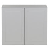 Cambridge Shaker Assembled 30x42x12.5 in. Wall Cabinet with 2 Soft Close Doors in White - Super Arbor