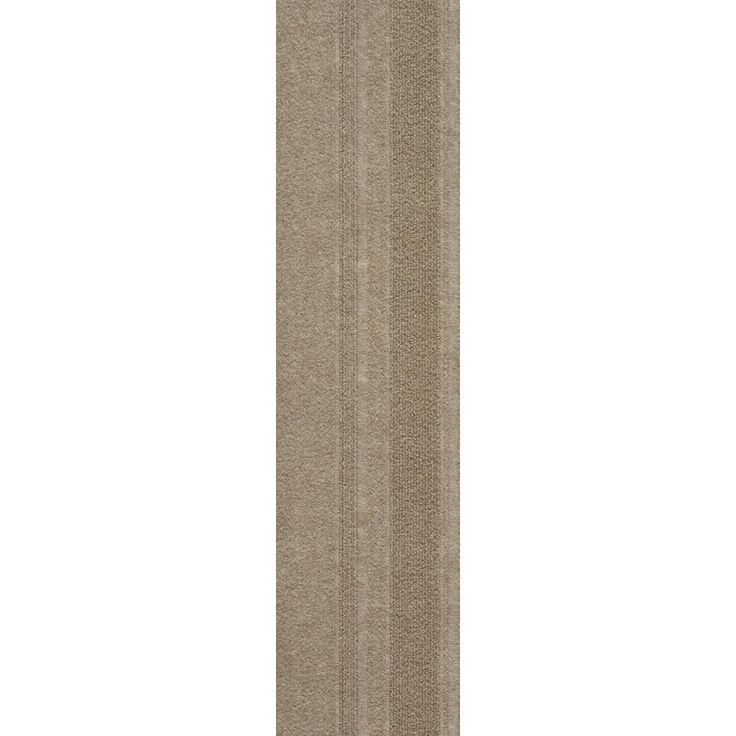 Foss Peel and Stick Sky Grey Barcode Planks 9 in. x 36 in. Commercial/Residential Carpet (16-tile / case)
