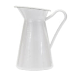3 qt. White Enamelware Pitcher
