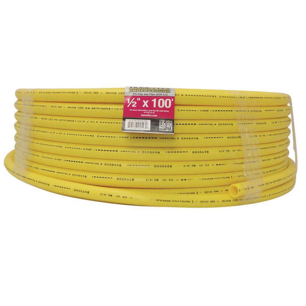 1 in. IPS x 500 ft. DR 11 Underground Yellow Polyethylene Gas Pipe