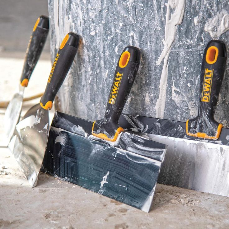 8 in. Stainless Steel Hammer-End Taping Knife with Soft Grip Handle