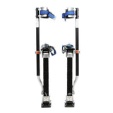 18 in. to 30 in. Black Mag Pros Magnesium Drywall Stilts - Super Arbor