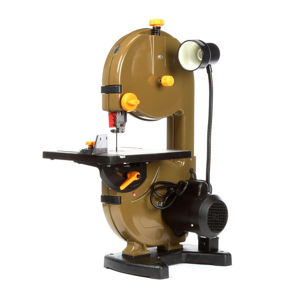 2.5 Amp 9 in. Band Saw with 59-1/2 in. Blade and Work Light - Super Arbor