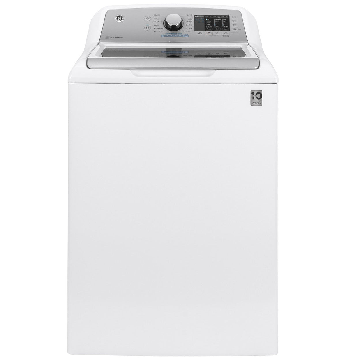 GE 4.8-cu ft High Efficiency Top-Load Washer (White) ENERGY STAR, GTW720BSNWS