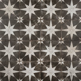 Merola Tile Kings Star Night 17-5/8 in. x 17-5/8 in. Ceramic Floor and Wall Tile, Low Sheen, Black