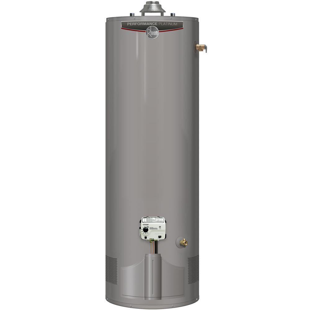 Performance Platinum 40 Gal. Tall 12 Year 38,000 BTU Ultra Low NOx (ULN) Natural Gas Tank Water Heater - Super Arbor
