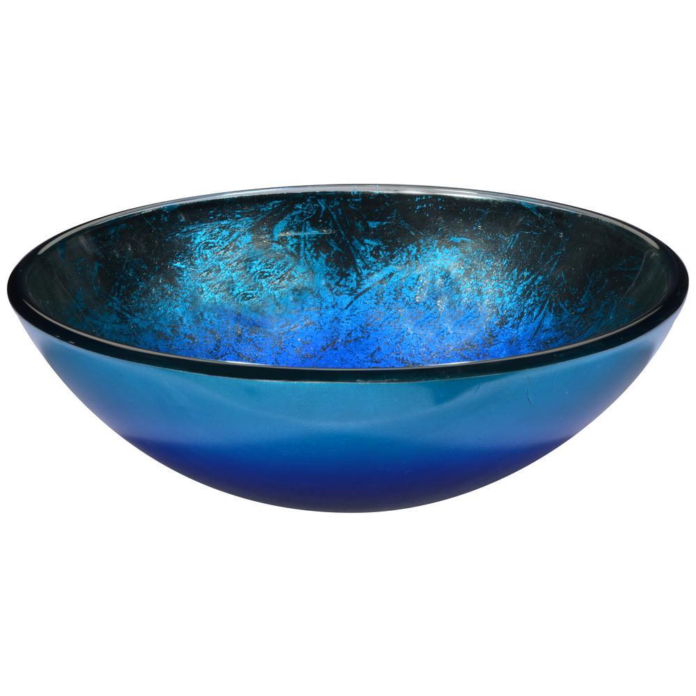 Chilasa Vessel Sink in Blue - Super Arbor