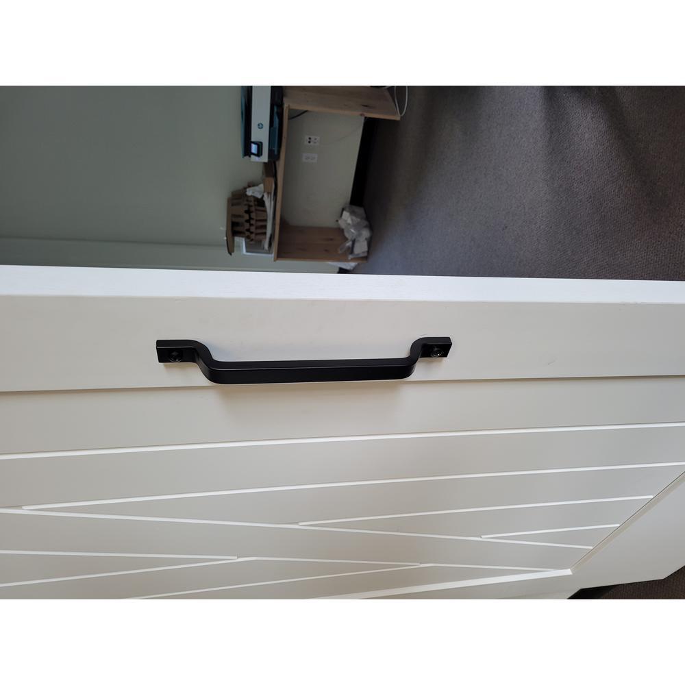 Iron with Black Finish Sliding Barn Door Handle - Super Arbor