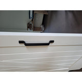 Iron with Black Finish Sliding Barn Door Handle - Super Arbor