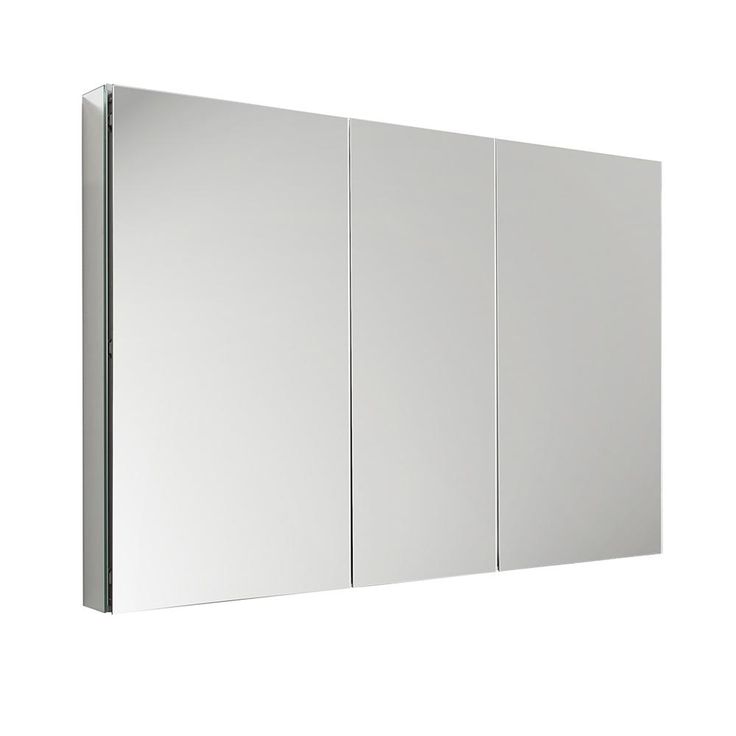 49 in. W x 36 in. H x 5 in. D Frameless Recessed or Surface-Mounted Bathroom Medicine Cabinet