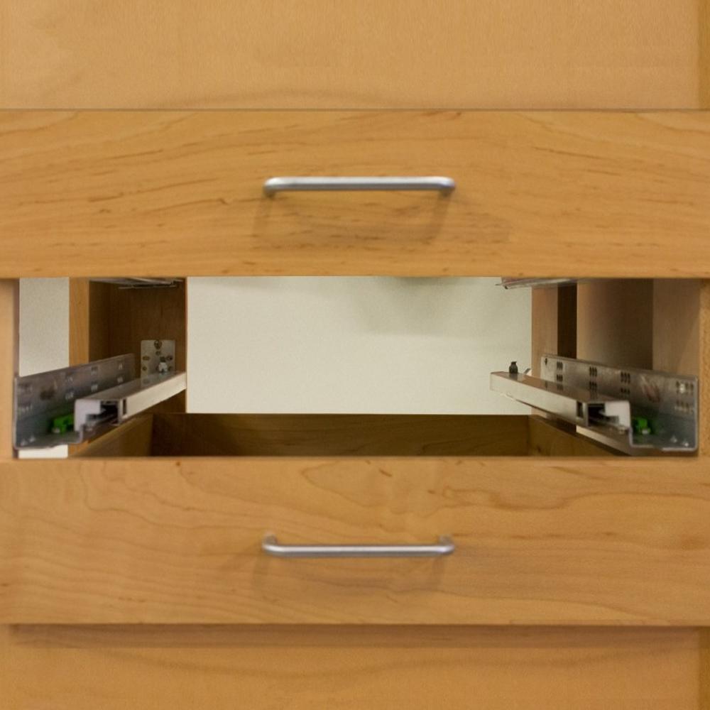21 in. Soft Close Full Extension Undermount Drawer Slides Kit (6-Pair) - Super Arbor