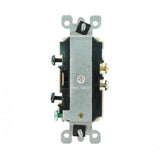 15 Amp Tamper-Resistant Combination Switch/Outlet, Light Almond - Super Arbor