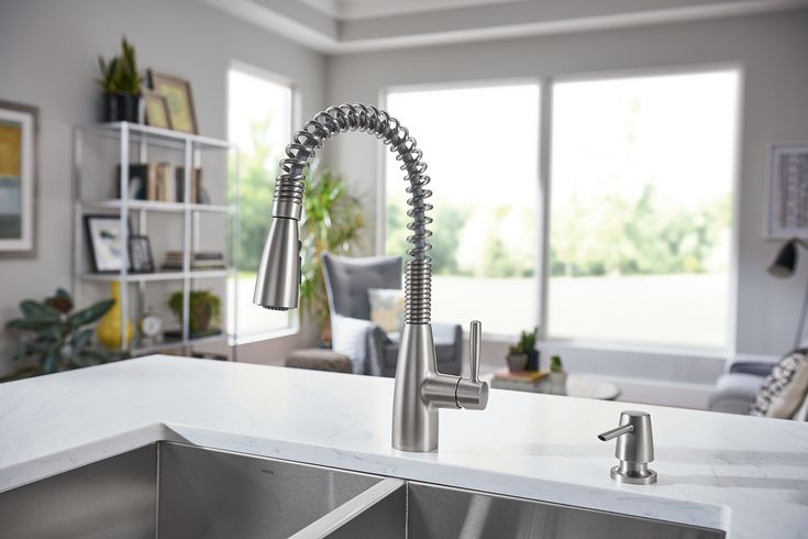 Springvale Single-Handle Pull-Down Sprayer Kitchen Faucet with Reflex and Power Boost in Matte Black