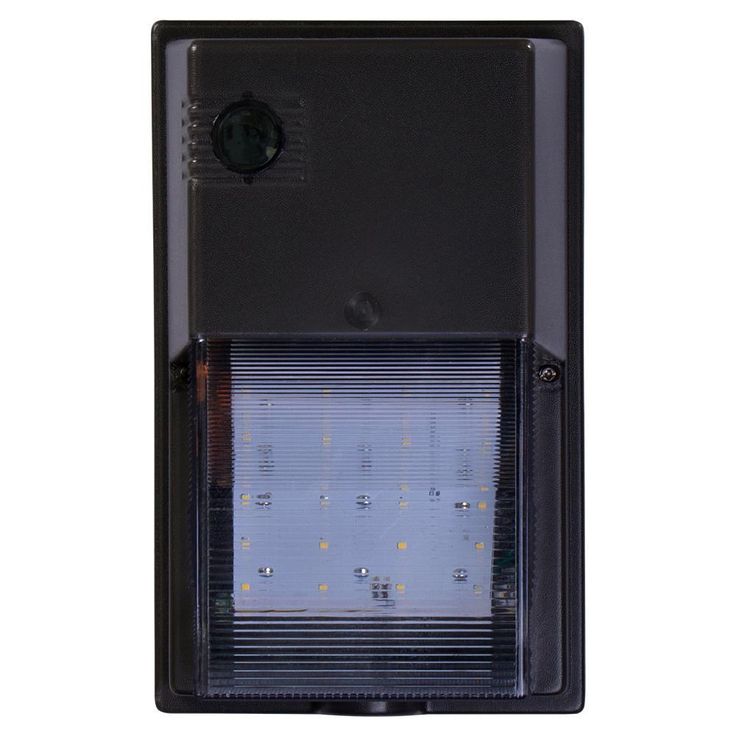 150-Watt Equivalent Integrated Outdoor LED Wall Pack, 2500 Lumens, Dusk to Dawn Outdoor Security Light (2-Pack)