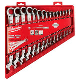 SAE Combination Ratcheting Wrench Mechanics Tool Set (15-Piece) - Super Arbor