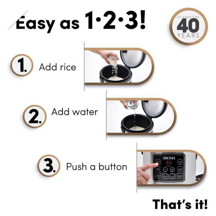 20-Cup Silver Rice Cooker with Food Steamer and Slow Cooker Functions