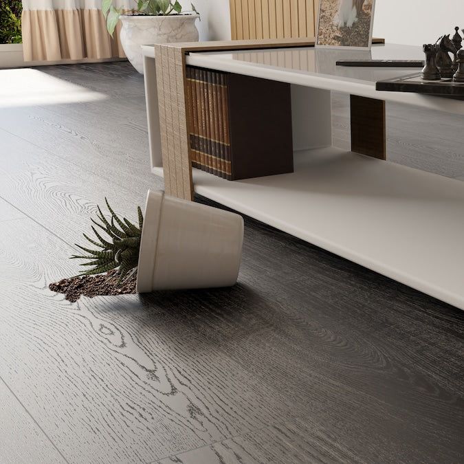 STAINMASTER Shadow Pond Oak 10-mm T x 7-1/2-in W x 50-in L Waterproof Wood Plank Laminate Flooring (21.06-sq ft / Carton)