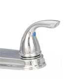 Delton 2-Handle Standard Kitchen Faucet with Side Sprayer in Polished Chrome - Super Arbor