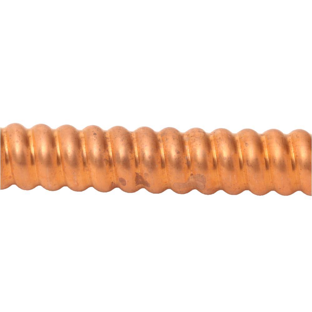 1 in. FIP x 3/4 in. Nominal Male/ Female Sweat x 18 in. Copper Water Heater Connector (7/8 in. O.D.)