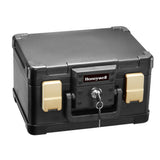 0.15 cu. ft. Molded Fire Resistant and Waterproof Portable Chest with Carry Handle, Key and Double Latch Lock - Super Arbor