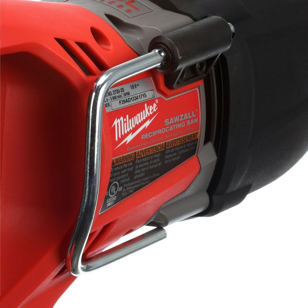 M18 FUEL 18-Volt Lithium-Ion Brushless Cordless SAWZALL Reciprocating Saw Kit with (1) 5.0Ah Batteries, Charger and Case - Super Arbor