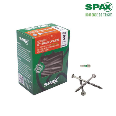 #10 x 3 in. T-Star Plus Flat Head Interior/Exterior HCR-X Screw (67-Box)