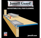 Jamsill Guard Sill Pan Flashing 6.5625-in x 78-in Plastic Step Flashing