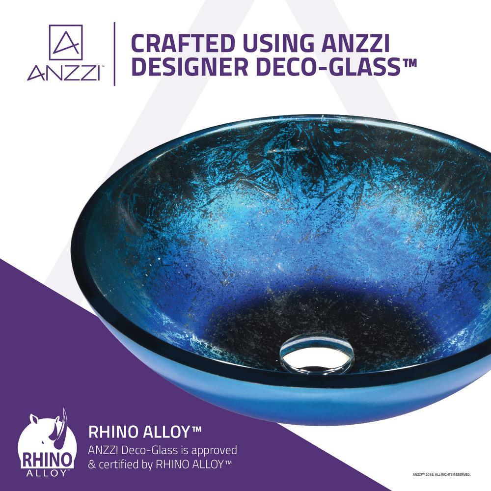 Oceana Series Vessel Sink in Blue - Super Arbor