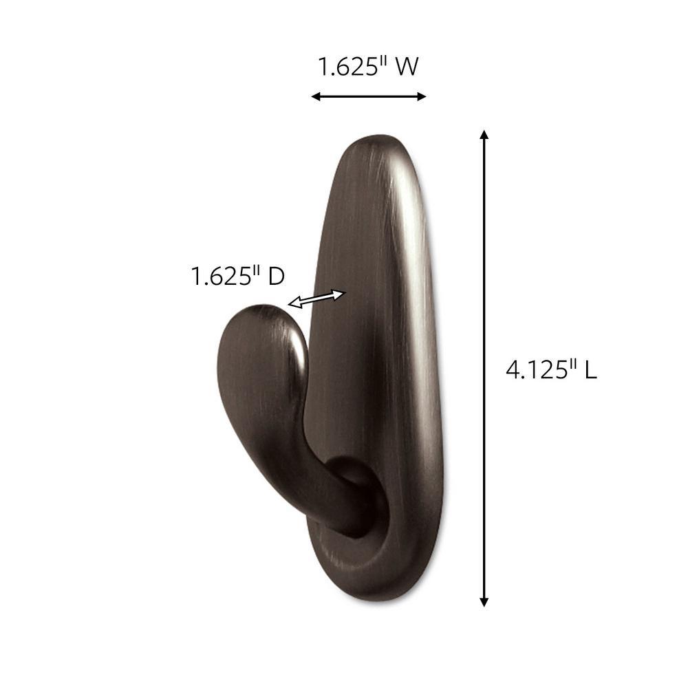 Forever Classic 5 lb. Large Oil-Rubbed Bronze Metal Hook - Super Arbor