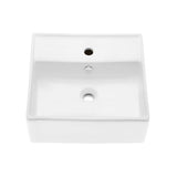 Swiss Madison Claire Compact Ceramic Wall Hung Sink in White
