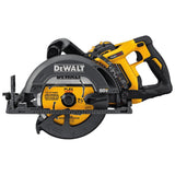 FLEXVOLT 60-Volt MAX Li-Ion Cordless Brushless 7-1/4 in. Wormdrive Circular Saw w/ Bonus FLEXVOLT 20/60-Volt Battery - Super Arbor