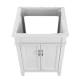 Ashburn 24 in. W x 21.63 in. D Vanity Cabinet in White - Super Arbor