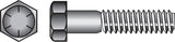 Hillman 1/2 in. Diameter x 4-1/2 in. Length Heat-Treated Steel Hex Head Cap Screws, Coarse Thread, Grade 8, 25-Pack